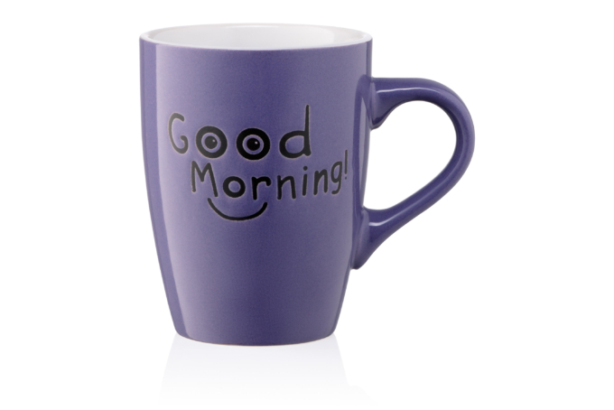 Чашка ARDESTO Good Morning, 330 мл, фиолетовая, AR3468V
