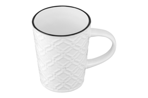Mug ARDESTO Relief, 320 ml, white, AR3474W