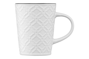 Mug ARDESTO Relief, 320 ml, white, AR3474W