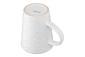 Mug ARDESTO Relief, 320 ml, white, AR3474W