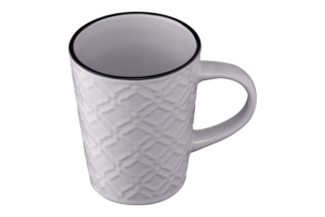 Mug ARDESTO Relief, 320 ml, gray, AR3474GR