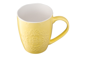 Mug ARDESTO Barocco, 330 ml, yellow, AR3458Y