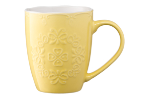 Mug ARDESTO Barocco, 330 ml, yellow, AR3458Y