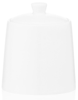 Ardesto Sugar bowl Imola, 8х8х10.7cm, 240ml, porcelain, white