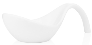 Ardesto Dish, 11х5.5сm, porcelain, white