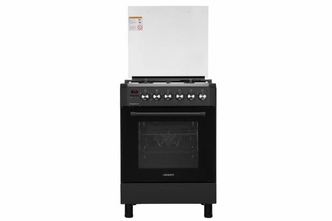Плита ARDESTO комби Elegance, 66л, 60×60см, конвекция, чугун, подсветка, форсунки LPG (подключение газового баллона), черный
