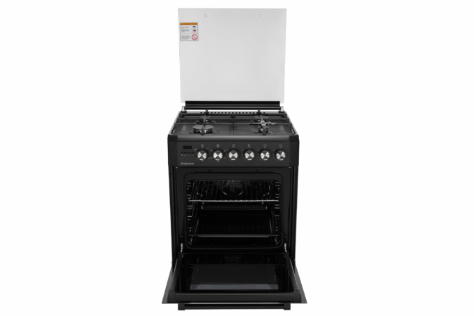 Плита ARDESTO комби Elegance, 66л, 60×60см, конвекция, чугун, подсветка, форсунки LPG (подключение газового баллона), черный