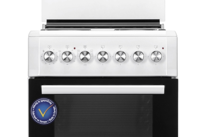 Cooker ARDESTO electrical, 53L, 60x60cm, lamp, white