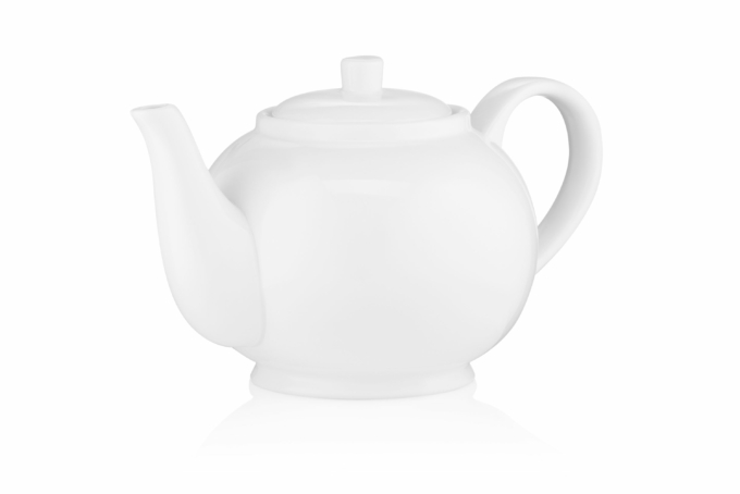 Ardesto Tea pot Imola, 850ml, porcelain, white