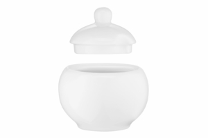 Сахарница Ardesto Imola, 9х9х10.3см, 325мл, фарфор, белый