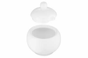 Сахарница Ardesto Imola, 9х9х10.3см, 325мл, фарфор, белый