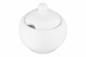 Сахарница Ardesto Imola, 9х9х10.3см, 325мл, фарфор, белый