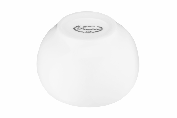 Сахарница Ardesto Imola, 9х9х10.3см, 325мл, фарфор, белый