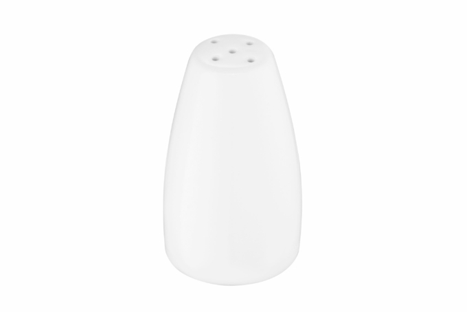 Ardesto Pepper shakerr Imola, 4.8х8.2cm, porcelain, white