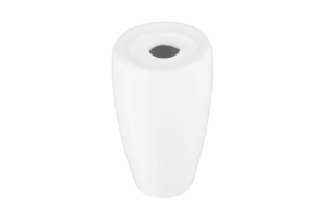 Ardesto Salt shaker Imola, 4.8х8.2cm, porcelain, white