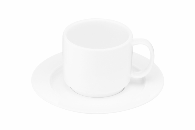 Ardesto Cup Prato, 200ml, porcelain, white