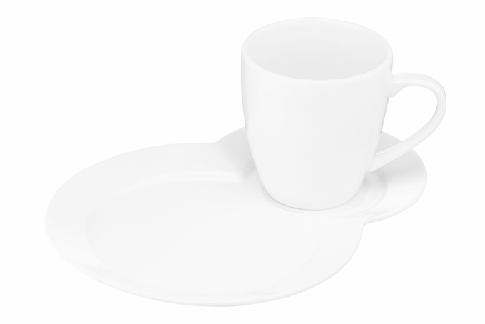 Ardesto Mug ,  300ml, porcelain, white