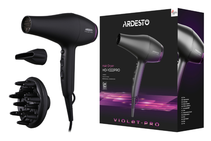 Ardesto Hair Dryer Violet PRO HD-Y222PRO