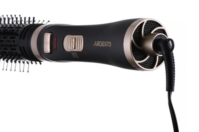 Ardesto hair dryer brush Gemini, 2W, 2 modes, black
