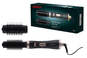 Ardesto hair dryer brush Gemini, 2W, 2 modes, black