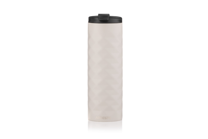 Ardesto Travel mug Bright City, 400ml, stainless steel, beige