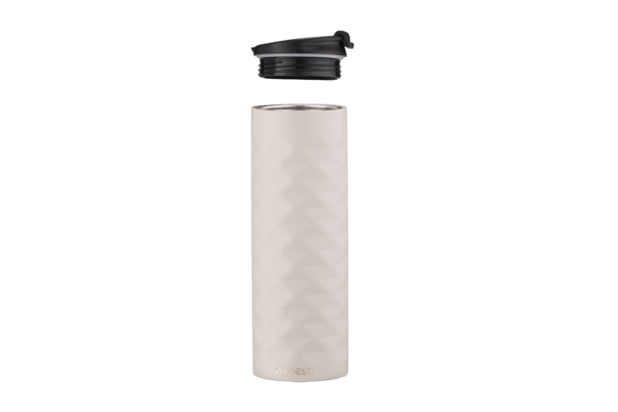 Ardesto Travel mug Bright City, 400ml, stainless steel, beige
