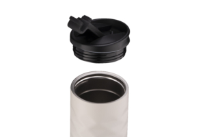 Ardesto Travel mug Bright City, 400ml, stainless steel, beige