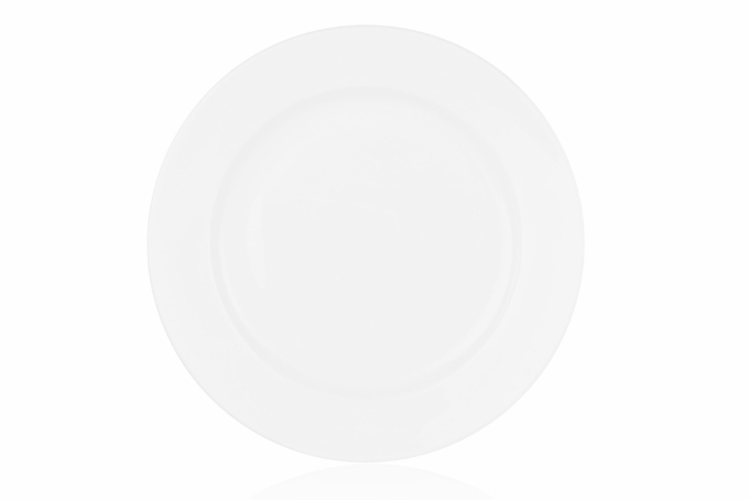 Ardesto Dinner plate Prato, 25сm, porcelain, white