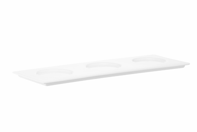 Ardesto Tray, 34х12сm, porcelain, rectangle, white