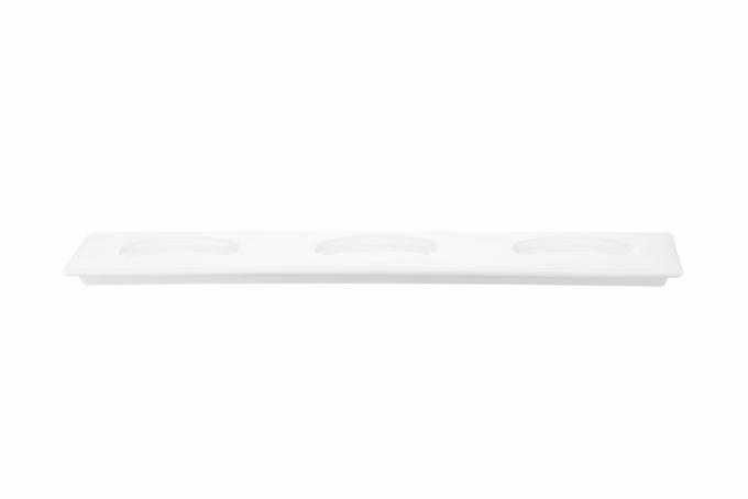 Ardesto Tray, 34х12сm, porcelain, rectangle, white