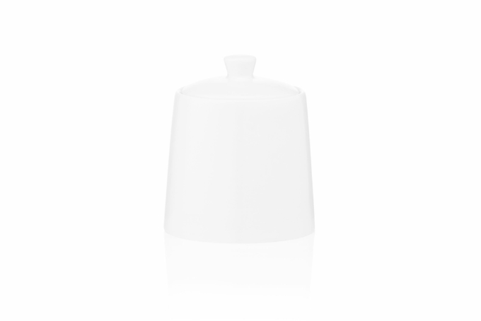 Ardesto Sugar bowl Imola, 8х8х10.7cm, 240ml, porcelain, white