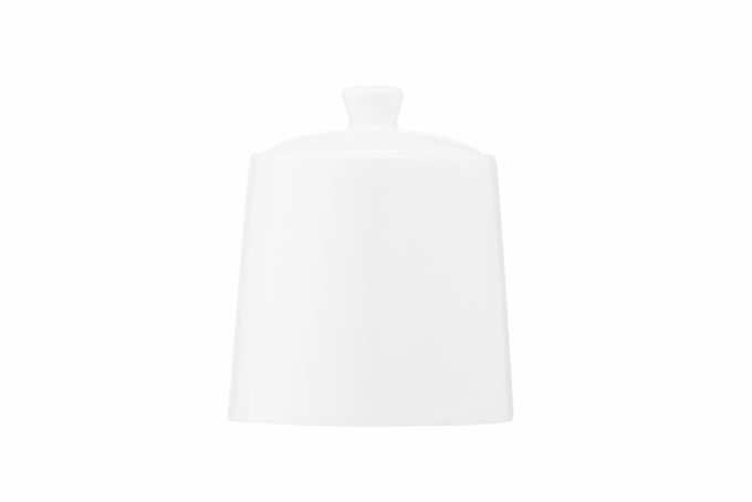 Ardesto Sugar bowl Imola, 8х8х10.7cm, 240ml, porcelain, white