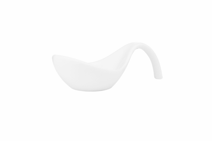 Ardesto Dish, 11х5.5сm, porcelain, white
