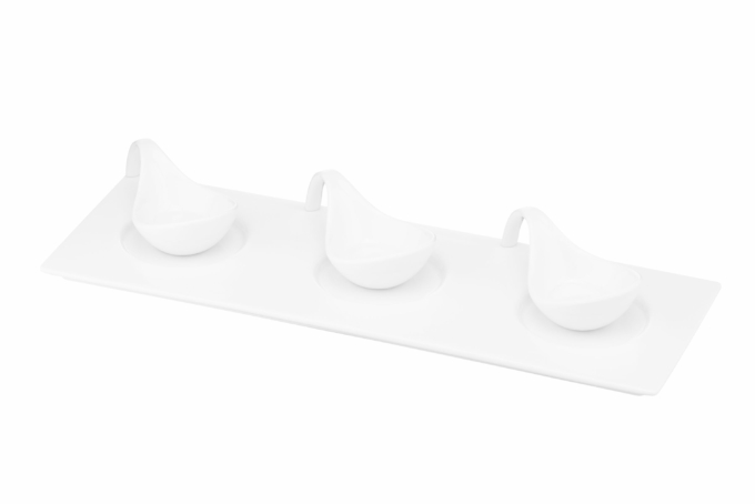 Ardesto Dish, 11х5.5сm, porcelain, white