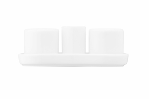 Набор для соли и перца Ardesto, 4 предмета, фарфор, белый