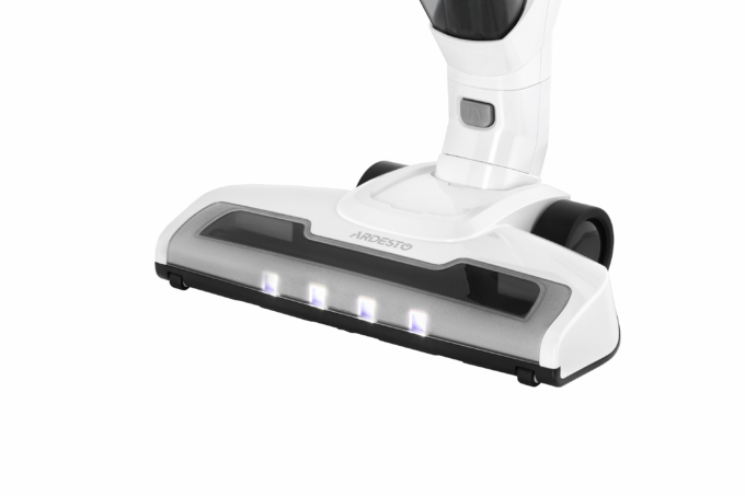 Ardesto cordless VC, 85W, dust cont -0.5L, battery operation up to 35min, HEPA, white