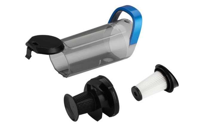 Ardesto cordless VC, 140W, dust cont -1L, battery operation up to 50min, HEPA, black with blue