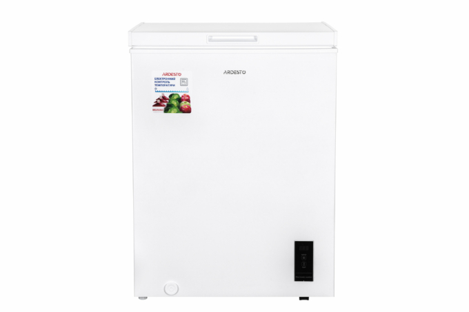 Chest freezer ARDESTO, 142L, A+, ST, display ext, ref mode, white