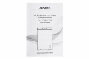Chest freezer ARDESTO, 142L, A+, ST, display ext, ref mode, white