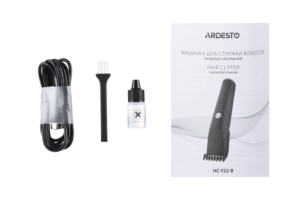Машинка для стрижки  Ardesto HC-Y22-B, сеть+акум., насадок-1, сталь+керамика, черный