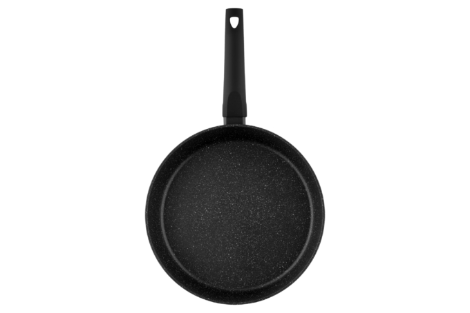 Ardesto Deep Fry pan with lid Gemini Gourmet Viareggio, 28cm, aluminium, black