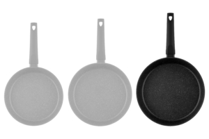 Ardesto Deep Fry pan with lid Gemini Gourmet Viareggio, 28cm, aluminium, black