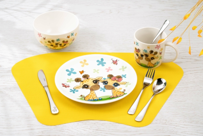 Коврик сервировочный детский ARDESTO, 30х45см, ПВХ, желтый