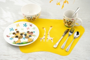 Коврик сервировочный детский ARDESTO, 30х45см, ПВХ, желтый