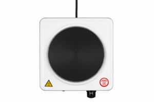 Плитка настольная Ardesto электрическая, конф. — 1 на 1.5кВт, управл. — мех., белый