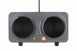 Плитка настольная Ardesto электрическая, конф. — 2кВт на 1 и 1кВт, управл. — мех., графит