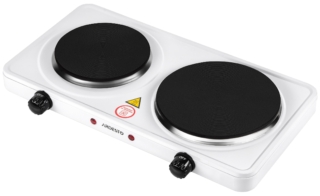 Плитка настольная Ardesto электрическая, конф. — 2 на 1кВт и 1.5кВт, управл. — мех., белый