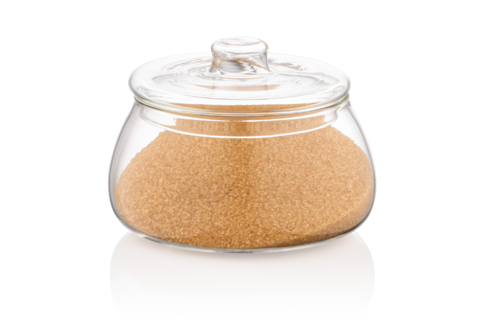 Ardesto Sugar bowl, 500ml, borosilicate glass, transparent