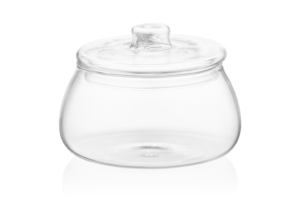 Ardesto Sugar bowl, 500ml, borosilicate glass, transparent