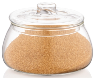 Ardesto Sugar bowl, 500ml, borosilicate glass, transparent